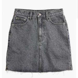 New Lucky Brand High Rise Mini Skirt Grey 26